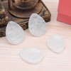 KYEYGWO Rock Crystal Teardrop Shape Crystal Worry Stone for Worry