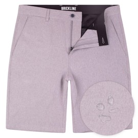 Brickline Hybrid Shorts for Mens Quick Dry Stretch Board Shorts Swim Trunks Grey - 33