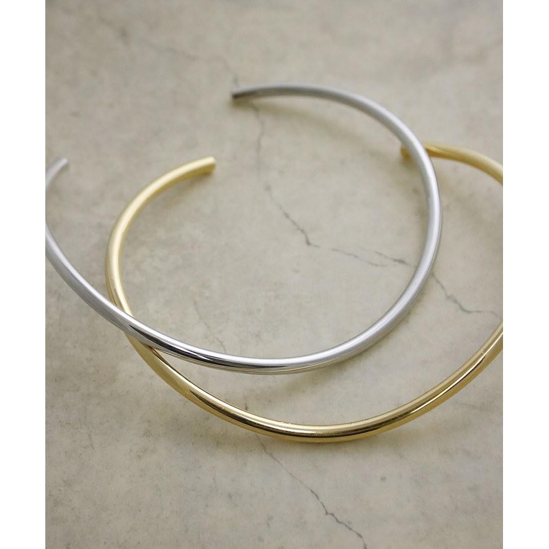 VingTAINE C3350 Neck Cuff Choker Necklace, Metal, Simple, Casual, Adult,
