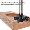 Akylin Slab Flattening Router Bit 1/2 Shank - CNC Spoilboard