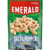 Emerald Nuts, Salt and Pepper Cashews, Stand Up Resealable Bag,