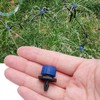 VooGenzek 200 Pieces Adjustable Watering Dripper Sprinkler, Plastic Micro Flow