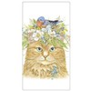 Mary Lake-Thompson BT791 Bird Nest Cat Flour Sack Towel 30
