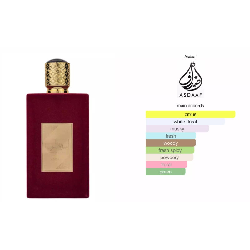 Lattafa Ameerat Al Arab 100ml (3.4 Fl Oz) by Asdaaf