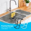 Achenyu Sink Caddy Sink Sponge Holder - Faucet Rack Shower