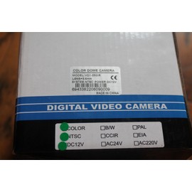 NEW CCTV Security Indoor Color Dome Camera NTSC 3.6mm 12VDC VD1-550IR NIB NEW