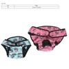 2pcs Soft Breathable Dog Physiological Pants Adjustable Dog Pet Underwear