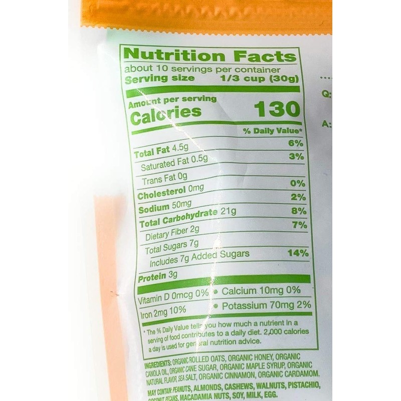 Simple Truth Organic Oats & Honey Granola Clusters