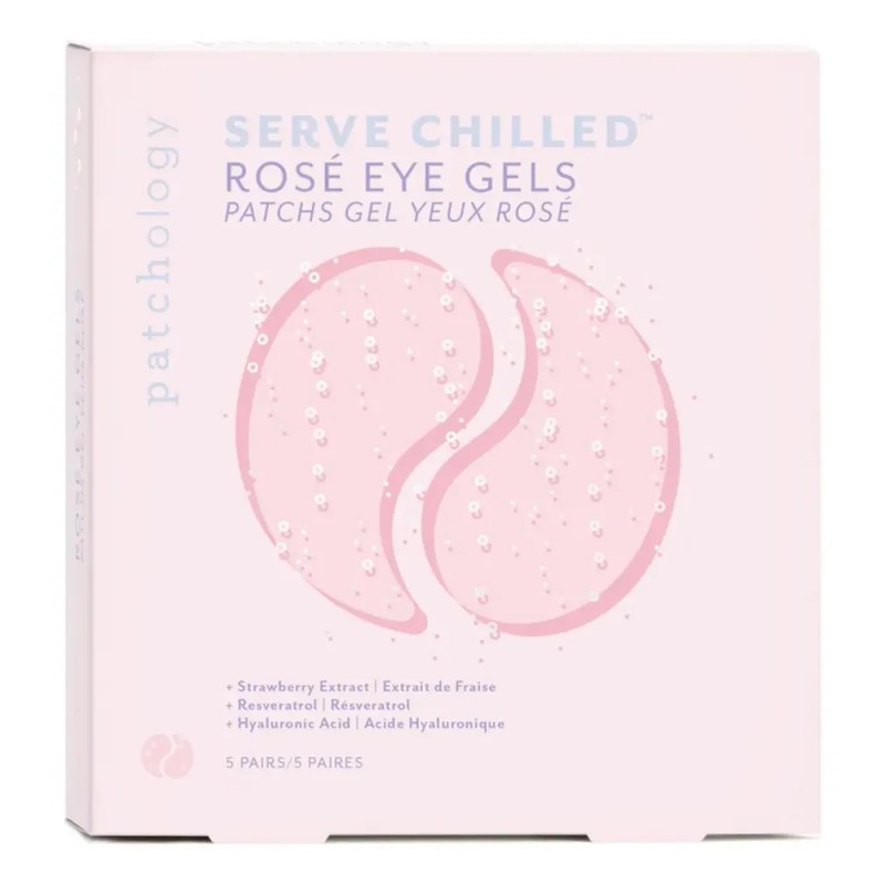 Patchology Sirve Geles De Ojos Rosados Fros Con Cido Hialurn