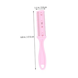 Healvian Hair Thinning Cutting Comb Set 12pcs Double-sided Plastic Razor for Lady's Hair Styling