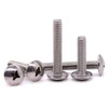 M6-1.0 x 30mm Truss Head Machine Screws, 304 Stainless Steel
