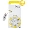 Rayovac Xcell Size 10 Hearing Aid Batteries (60 Pack) + Battery Holder Keychain