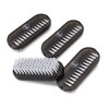 K-Pro Hand Nail Brush for Gel Nails, Plastic, Black, Set