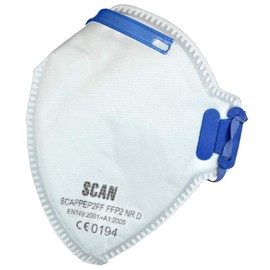 Scan SCAPPEP2FF FFP2 Fold Flat Disposable Masks Pack of 3