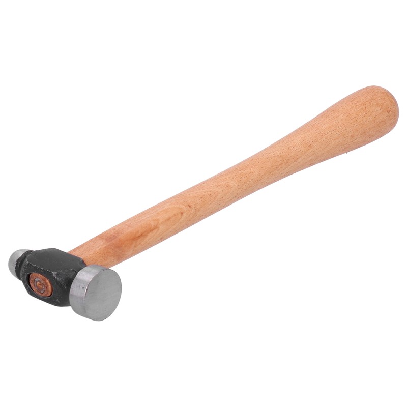 Wood Handle Ball Peen Hammer Household Jewelry Making Processing Round