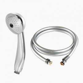 PVC hose set in all-chrome shower/anti-scale faucet bathroom pvc hose 1.5m set