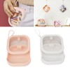 2pcs Hair Tie Organizer Box Multifunctional Transparent Top Hair Accessory
