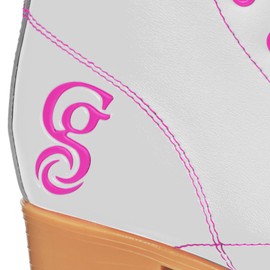 Roller Derby  Rewind Unisex Roller Skates (Size 04) - White/Purple