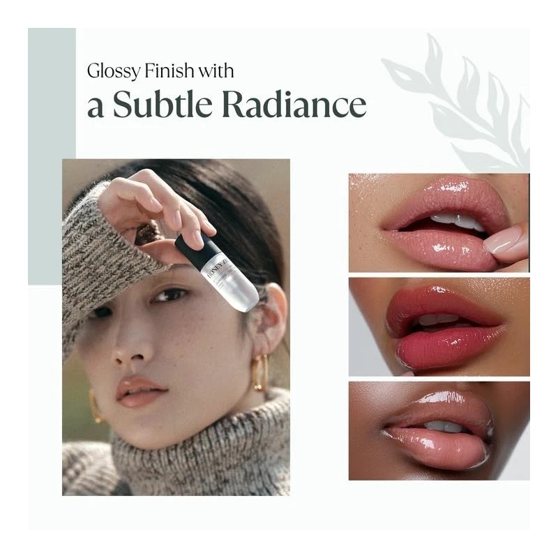 Honey Zip Lip Oil Korean Moisturizing Lip Gloss Agave Lip