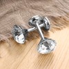 TOYANDONA 2PCS Crystal Curtain HoldBacks Window Drapery Medallion Holdbacks Tie