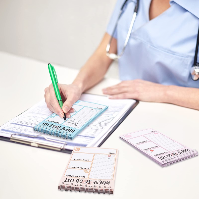 Gueevin null Nurse Gift To Do List Nurse Notepad Spiral