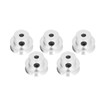 5 Pack Screw Fixed Round Pulley Durable VShaped Pulley with