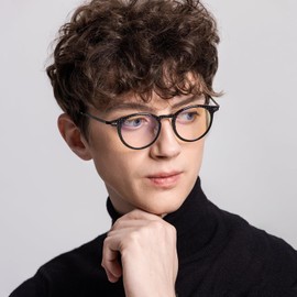 ANYLUV Blue-Light Glasses Men Gaming-Glasses: Blue Light Blocking Glasses with Lightweight Carbon Fibre for Eye Protection