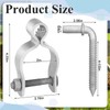 MorningRo 4 Pcs Farm Gate Hinge Set 5/8'' x 2''