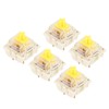45Pcs Mechanical Keyboard Switches Waterproof Backlight Silent Linear Mechanical Key