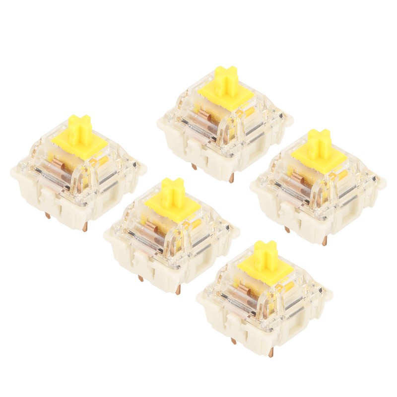 45Pcs Mechanical Keyboard Switches Waterproof Backlight Silent Linear Mechanical Key