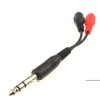kenable 6.35mm Stereo Jack Plug to Twin RCA Phono Sockets