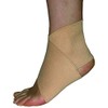 Bodyassist Elastic Ankle Support Brace, Slip-On Design, Beige (Small)