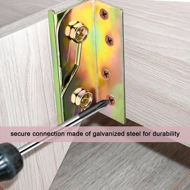 Bed Rail Brackets Set of 4 - Heavy Duty Bed