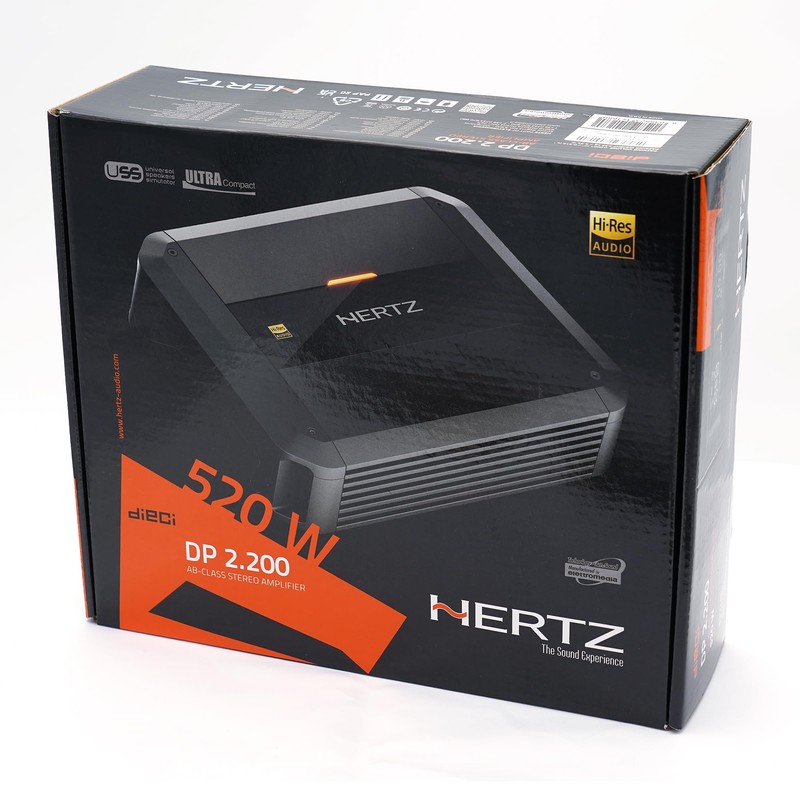 Hertz DP 2.200 AB-Class Stereo Amplifier 110 WRMS x 2