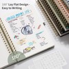 EMSHOI B5 Dotted Notebook, Spiral Notepad 150 Sheets/300 Pages, 100gsm,