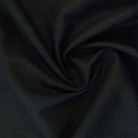 Öko Tex® Marian Linen, 100% Pure Linen for Sewing Clothing, Decoration and Much More (Black)