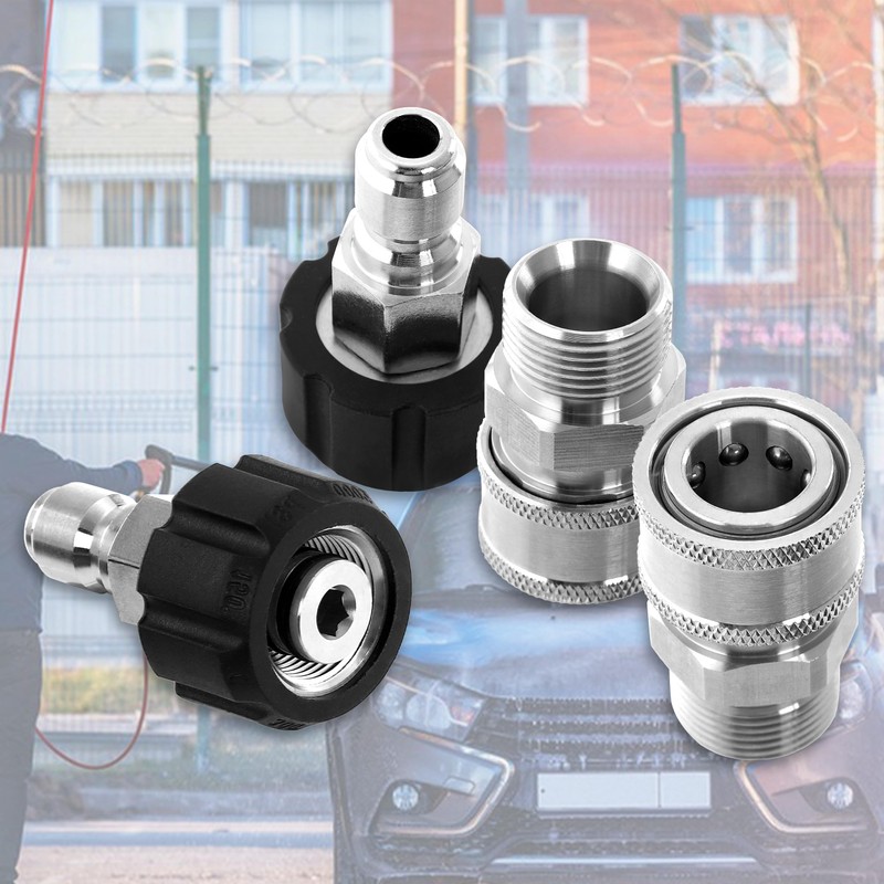 Tool Daily Pressure Washer Adapter Set, Quick Connect Kit, M22