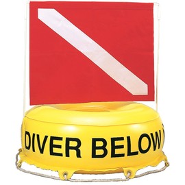 Innovative Scuba Deluxe Flag Diver Below Inflatable Flag And Float Buoy, FL0301
