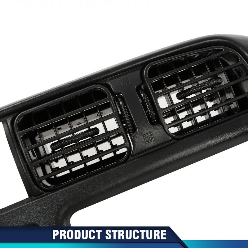 PIT66 Black Dash Bezel, Compatible with Chevy Blazer S10 GMC