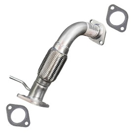 Northeastern Exhaust | Stainless Steel Exhaust Front Flex Pipe Compatible for Hyundai Sonata 2011-2015 | Kia Optima 2011-2015 2.4L | HYBRID | Free Gaskets Included | Automotive Replacement Part