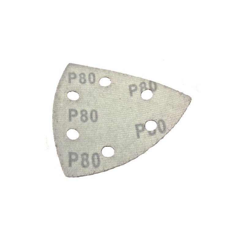 Toolzone 10Pc 90mm Hook and Loop Backed Delta Triangle Sander