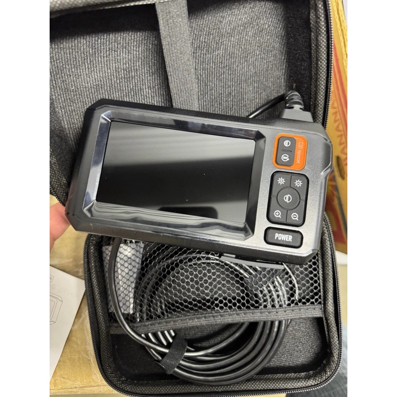 Daxiongmao Endoscope Camera with Light, Borescope Camera with 4.3" IPS