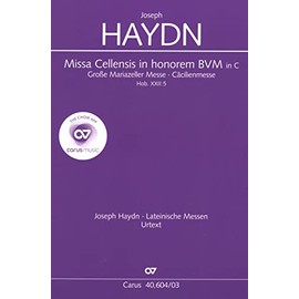 Haydn: Missa Cellensis in honorem BVM, Hob. XXII:5 (Vocal Score)