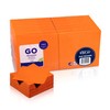 Sun Orange Beverage Napkins, 2-Ply Disposable Paper Napkins-Bar, Cocktail, Weddings,