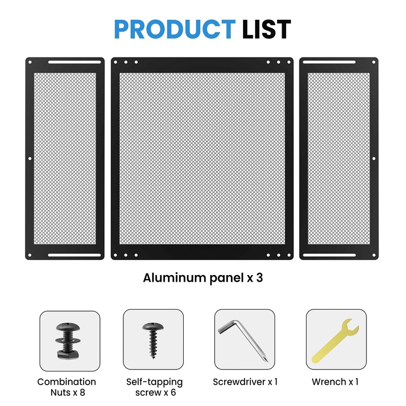 RVSNAIL Upgraded Steel RV Screen Door Protector Grille - Lightweight