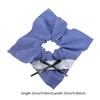 SM SunniMix Checkered Scrunchie Hair Rope Fashion Romantic Gift Ornament