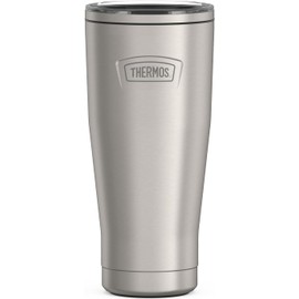 THERMOS ICON SERIES, vaso de acero inoxidable con bloqueo deslizante, 18 onzas, acero inoxidable mate