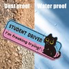 CNhoqc CNhoqc New Student Driver Magnet - 4pcs Funny Black