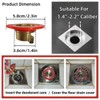 COLDDD Downspout Universal Brass Floor Drain core, Shower Floor Drain