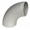 Smith-Cooper 304L Stainless Steel Long Radius Elbow, 90°, 1/2" Pipe